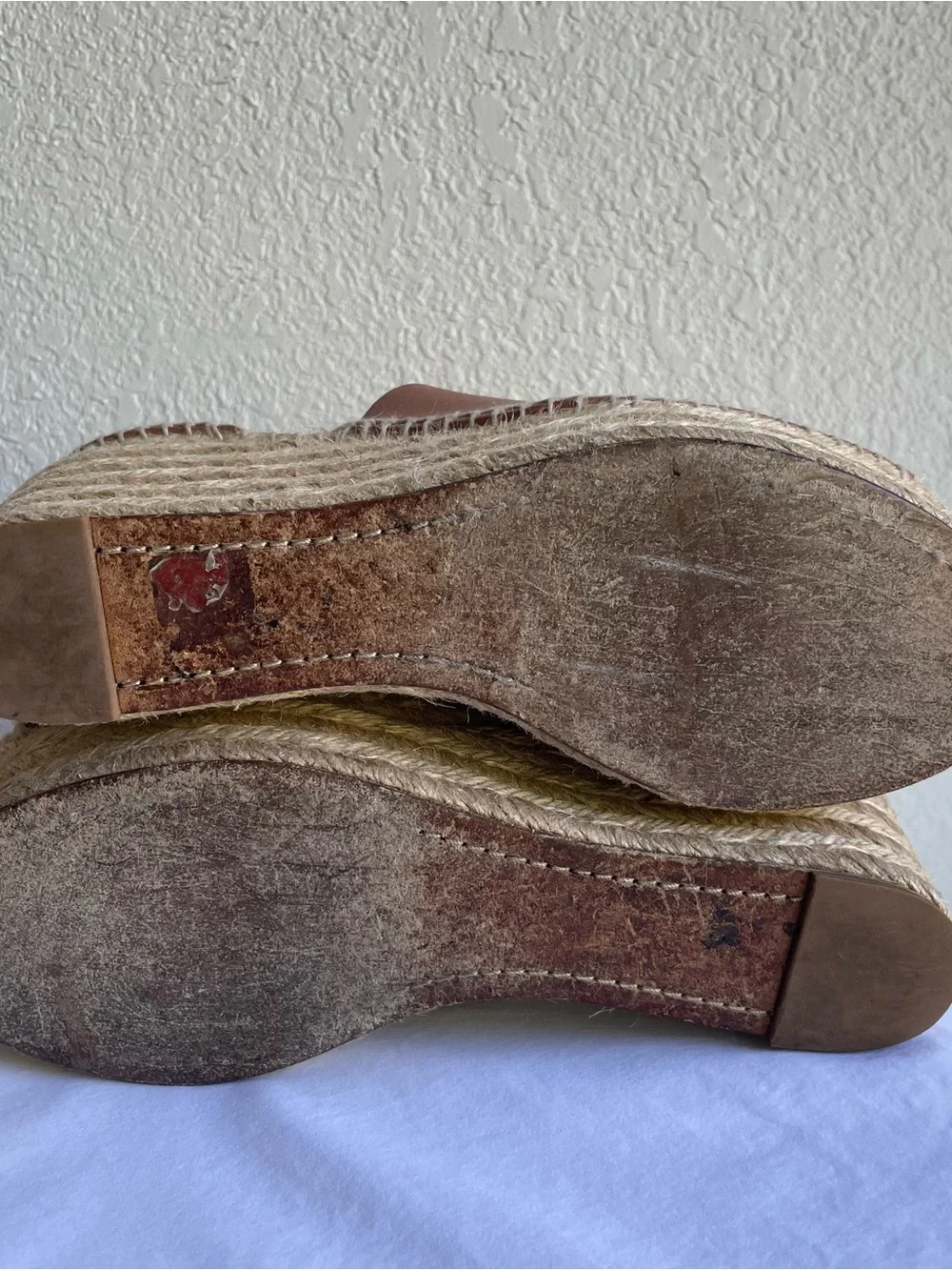 Chloe Tan Espadrille Platform Sandals